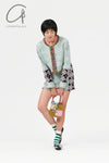 YANYAN KNITS Woven Jacket/Skirt YYK-YYW24-1881-LV Top